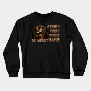 cobra kai - strike first strike hard Crewneck Sweatshirt